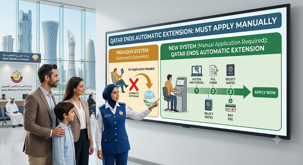 Qatar Ends Automatic Extension of Entry Visas