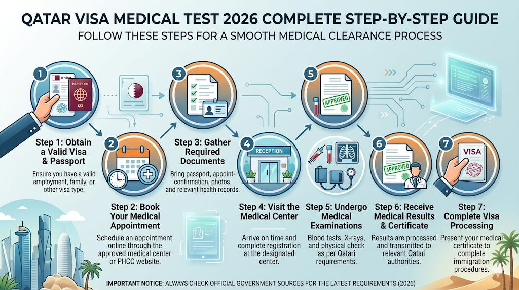 Qatar Visa Medical Test