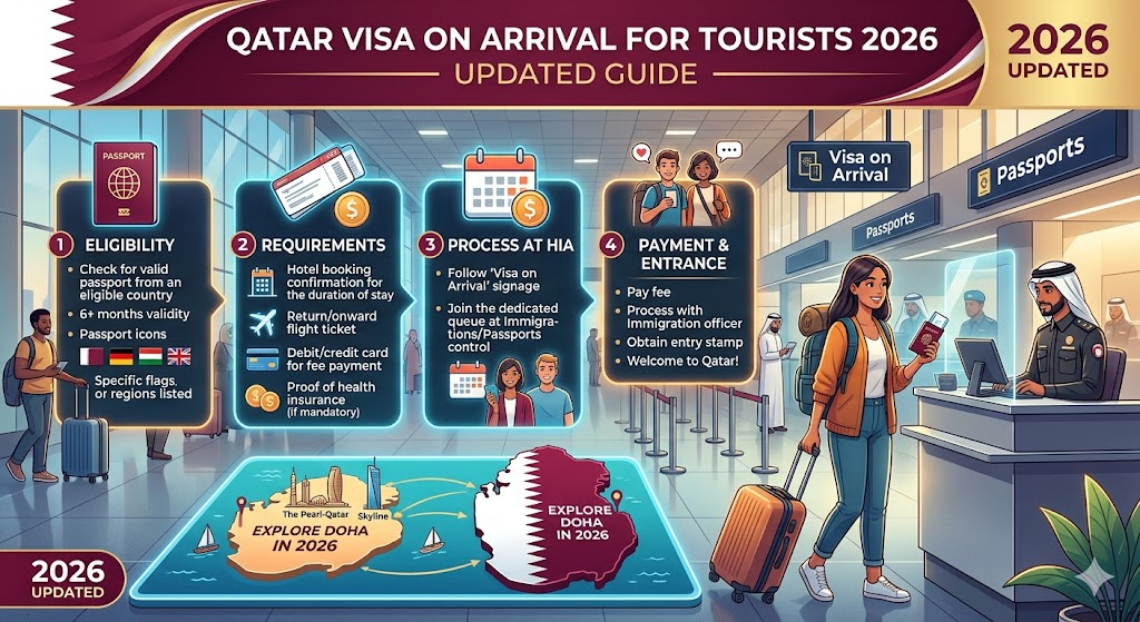 Qatar Visa on Arrival for Tourists