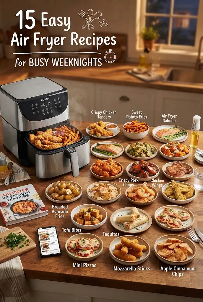 15 Easy Air Fryer Recipes for Busy Weeknights